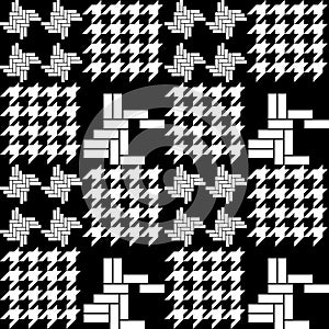 Unusual hounds tooth print.